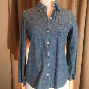 Old Navy Denim Button Down Shirt.